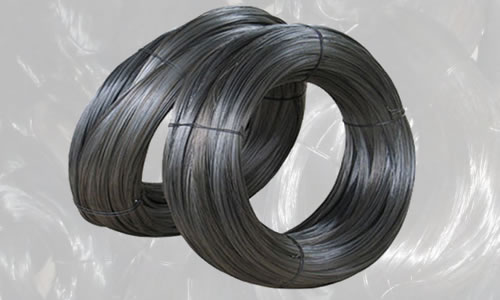 Low carbon steel wire annealed soft black